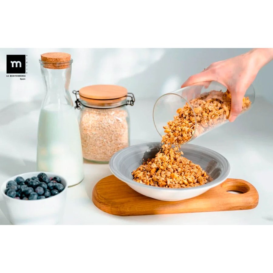 Blik La Mediterr�nea Gennemsigtig S�lvfarvet 1,35 L (12 enheder) #7