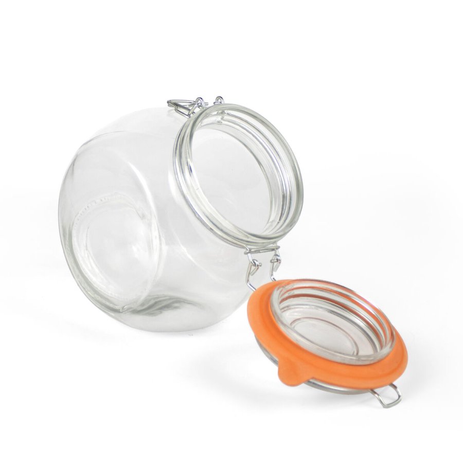 Beholder La Mediterr�nea Orange Gennemsigtig 1 L (12 enheder) #4