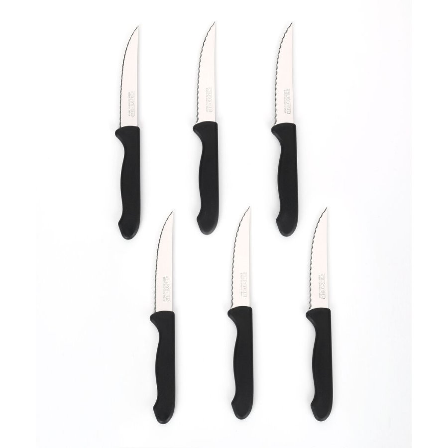 Knivs�t Cuyfor Sort S�lvfarvet Rustfrit st�l polypropylen 6 Dele (24 enheder) #3