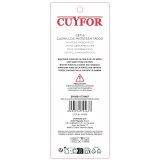 Knivs�t Cuyfor Sort S�lvfarvet Rustfrit st�l polypropylen 6 Dele (24 enheder) #7