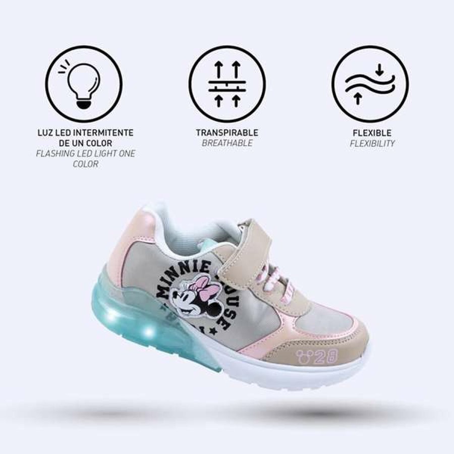 Sportssko til brn Minnie Mouse Beige #4