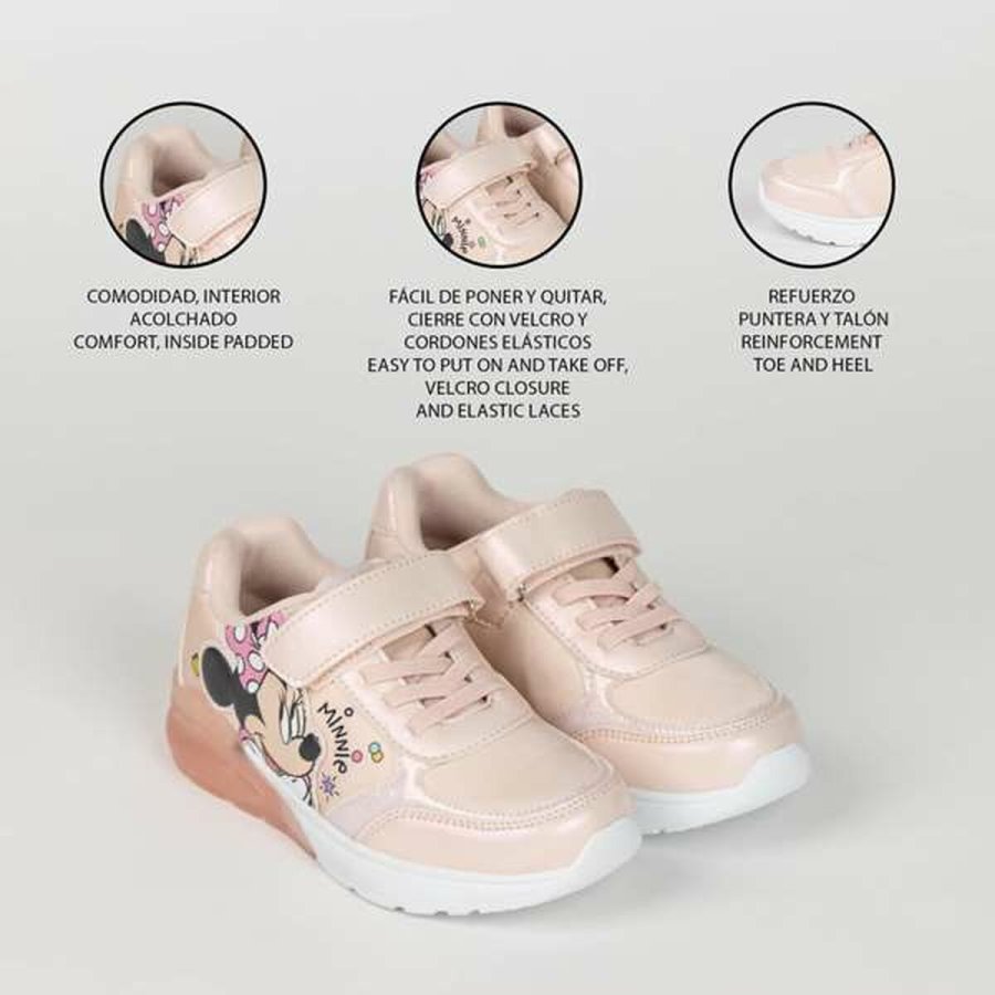 Sportssko til brn Minnie Mouse Pink #3