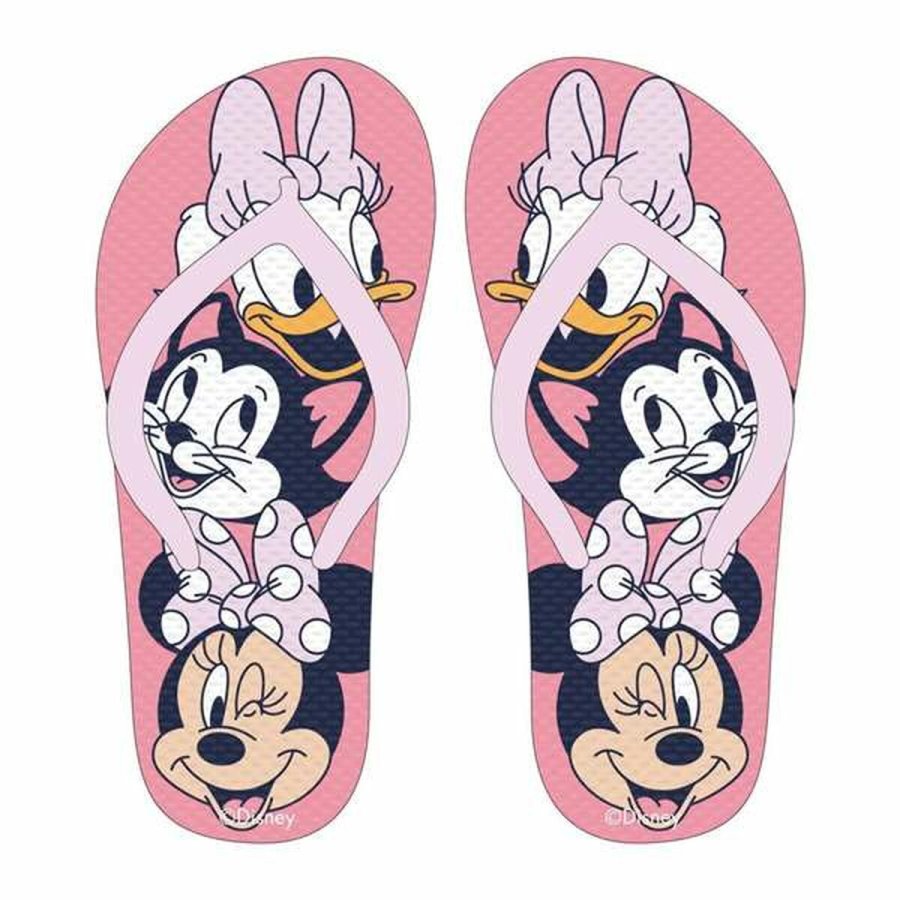 Klipklappere til brn Minnie Mouse Pink #1