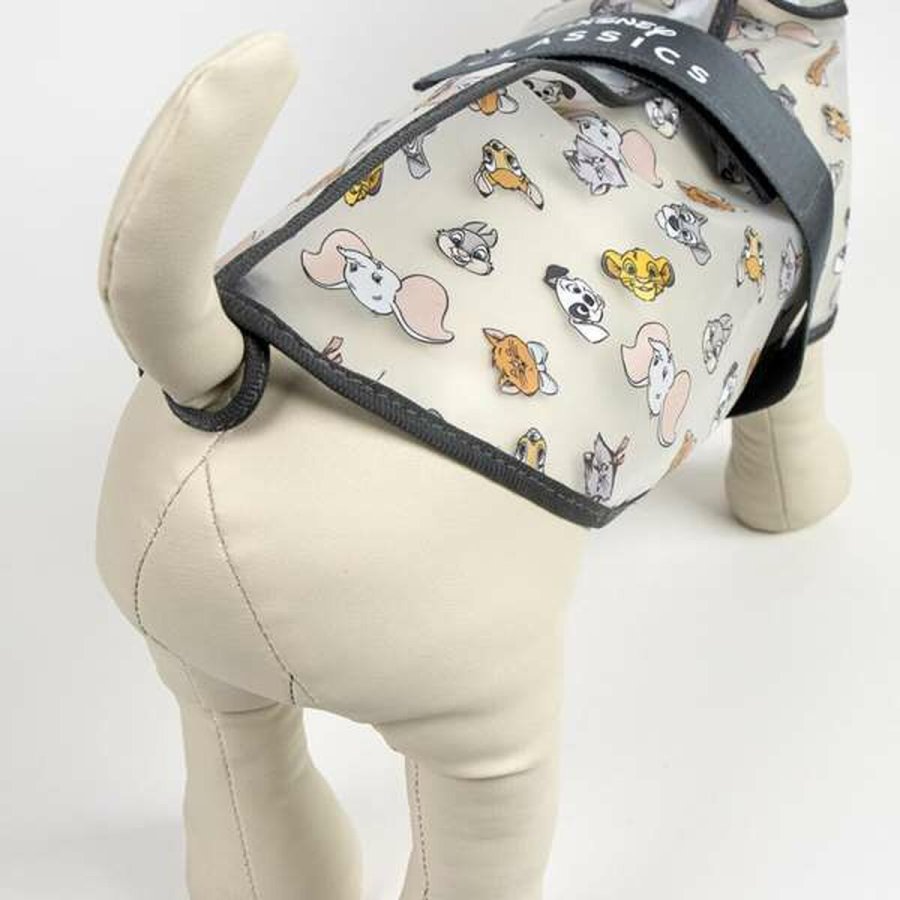 Hund regnfrakke Disney Sort matte black XS #5