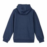 Sweatshirt med h�tte til piger Stitch M�rkebl� #2