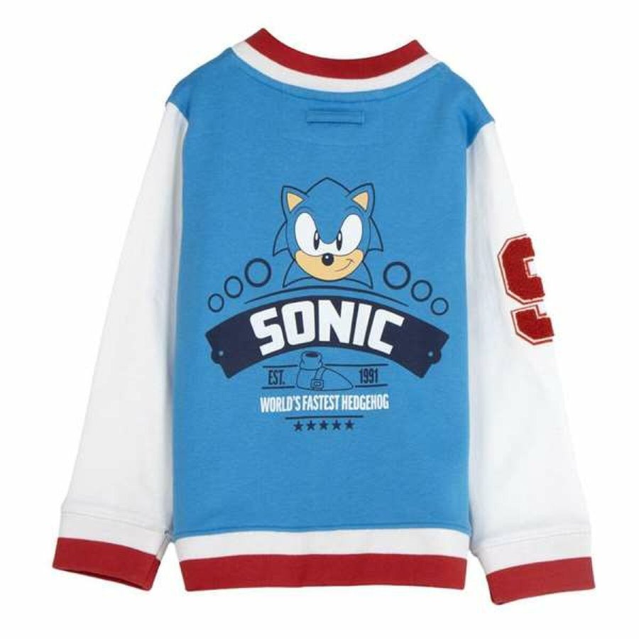 Sportsjakke til brn Sonic Bl #1