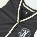 Unisex Sweaters uden Htte Wednesday Mrkegr #3