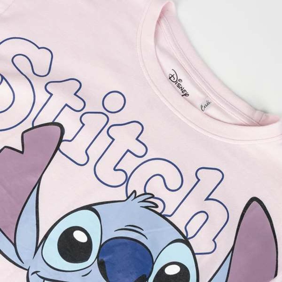 Brne Kortrmet T-shirt Stitch Bl Pink #3