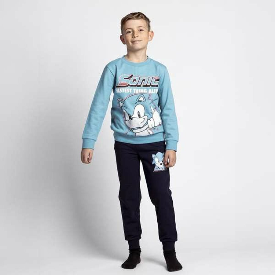 Trningsdragt til brn Sonic Mrk grn #4