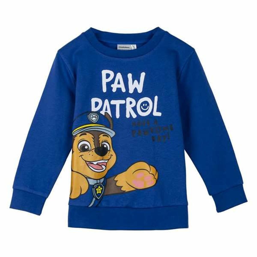 Sweatshirt til B�rn The Paw Patrol Bl� #1