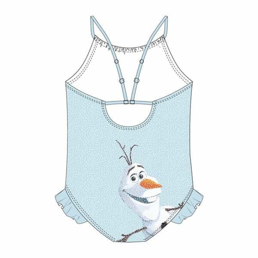 Badedragt til piger Frozen Lysebl #3