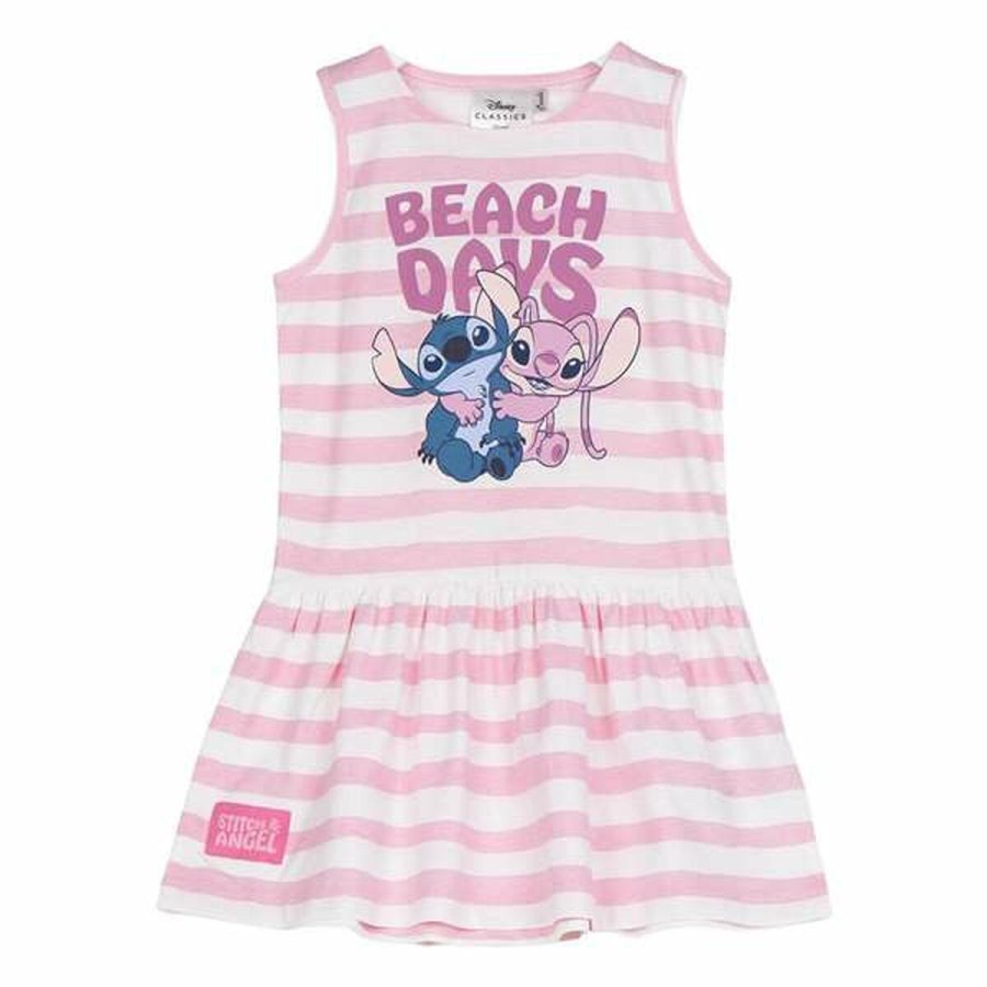 Kjole Stitch Pink Pige #1