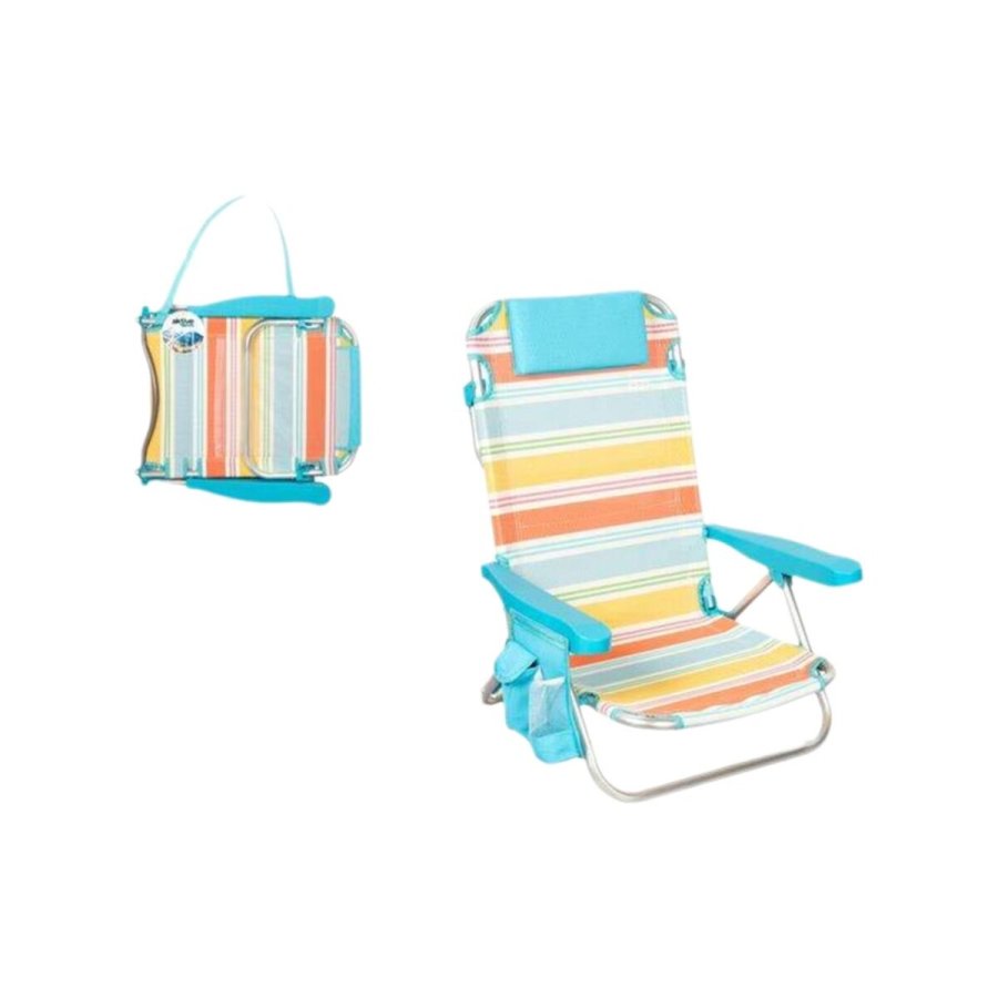 Polstrede Campingstol Aktive 48 x 47 x 74 cm #1