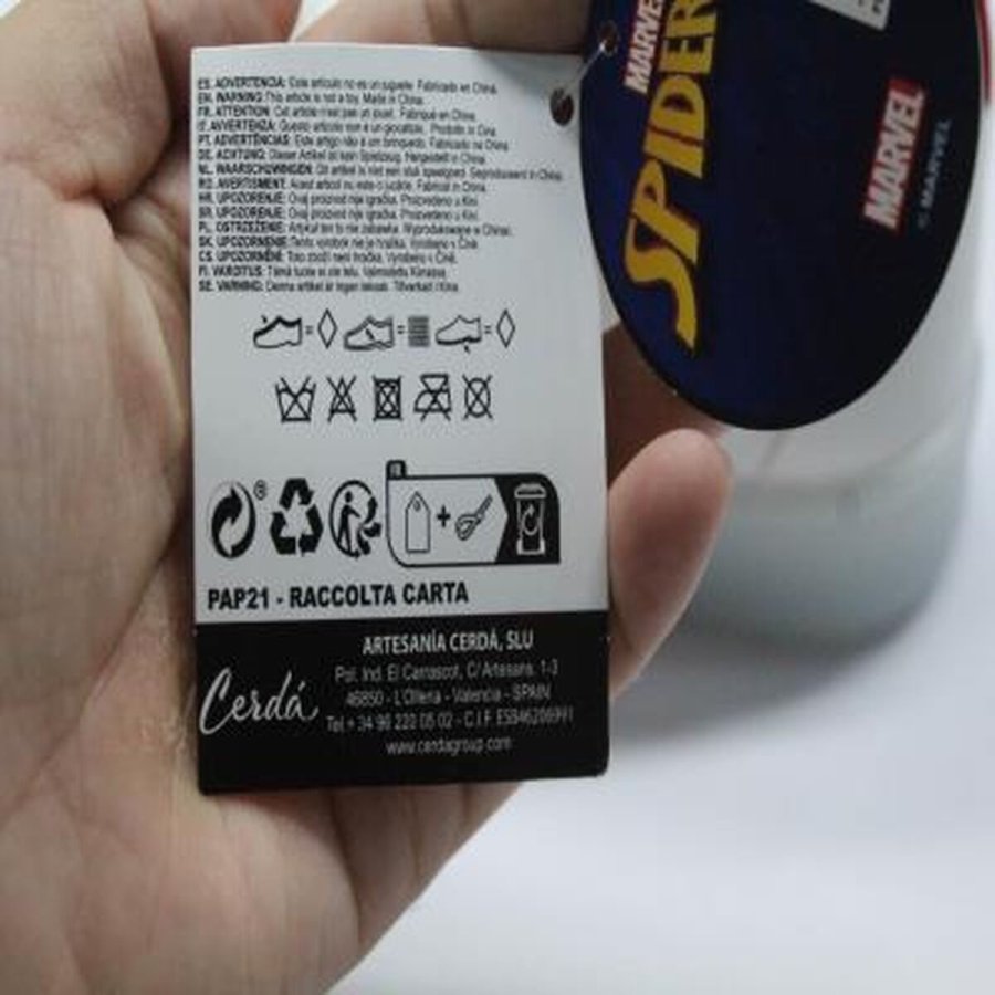 Sportssko til brn Spider-Man Hvid #3