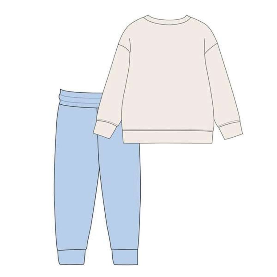 Trningsdragt til brn Bluey Beige #3