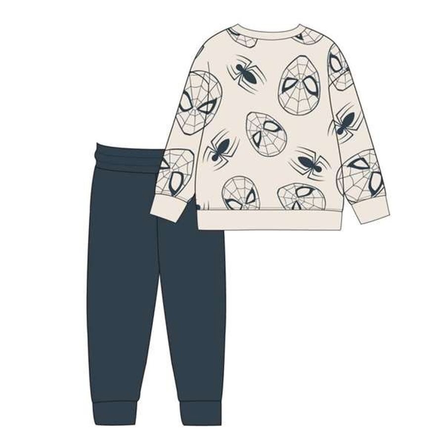 Trningsdragt til brn Spider-Man Beige #3