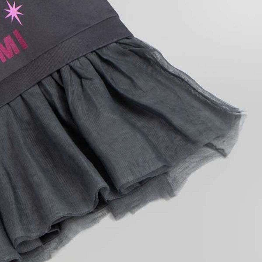 Sweatshirt til B�rn Kuromi Sort M�rkegr� #4