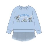 Sweatshirt til B�rn Stitch Lysebl� #3