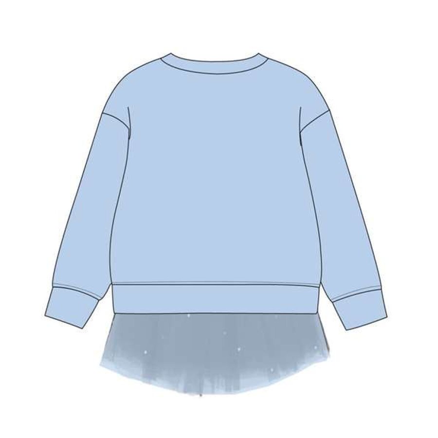 Sweatshirt til B�rn Stitch Lysebl� #4