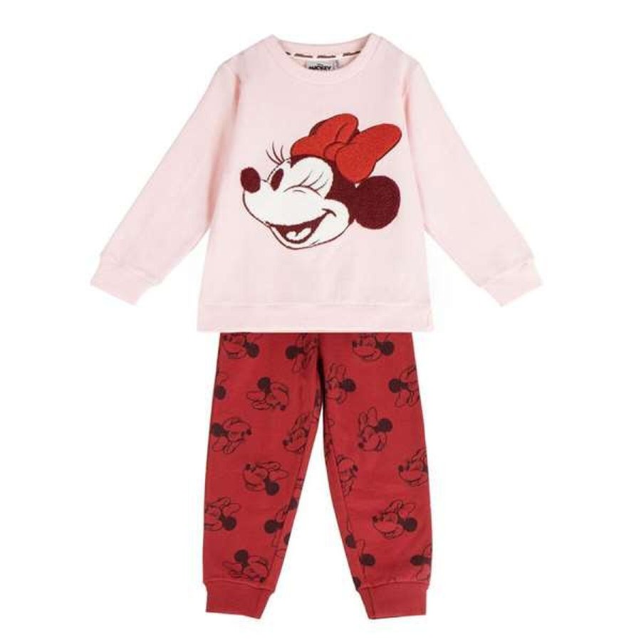 Trningsdragt til brn Mickey Mouse Pink 3 r #1