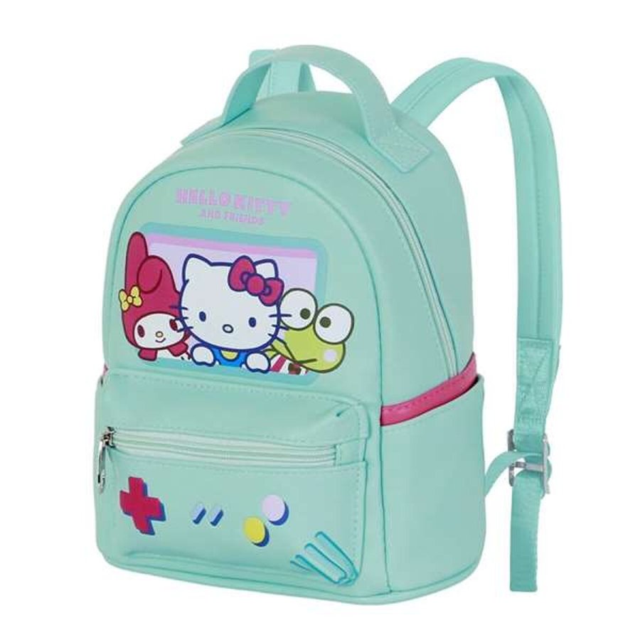 Skoletaske Hello Kitty Turkisbl� #1