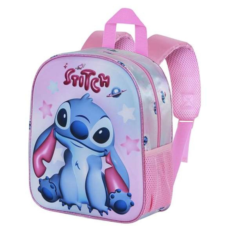 Skoletaske Lilo & Stitch Pink 30 x 25 x 10 cm #1