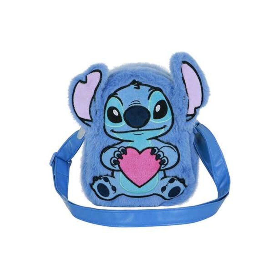 Skuldertaske Lilo & Stitch Bl� 19 x 14 x 7 cm #2