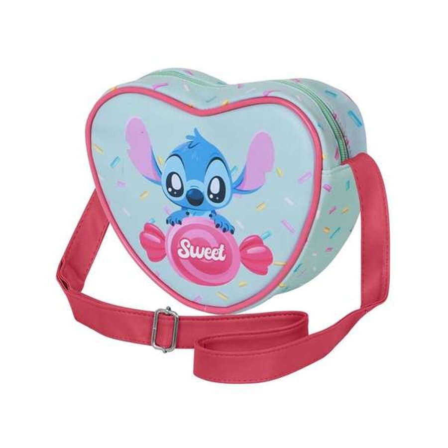 Skuldertaske Lilo & Stitch Bl� 15,5 x 21 x 6,5 cm #1