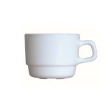 Set med kopper Arcoroc Restaurant Hvid Glas 190 ml 12 enheder #1
