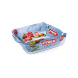 Kkkenspringvand Pyrex Classic Firkantet Gennemsigtig Glas 25 x 22 x 6 cm (6 enheder) #4
