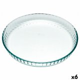 Kageform Pyrex Classic Vidrio Gennemsigtig Glas Flad Cirkulr 25 x 25 x 4 cm 6 enheder #1