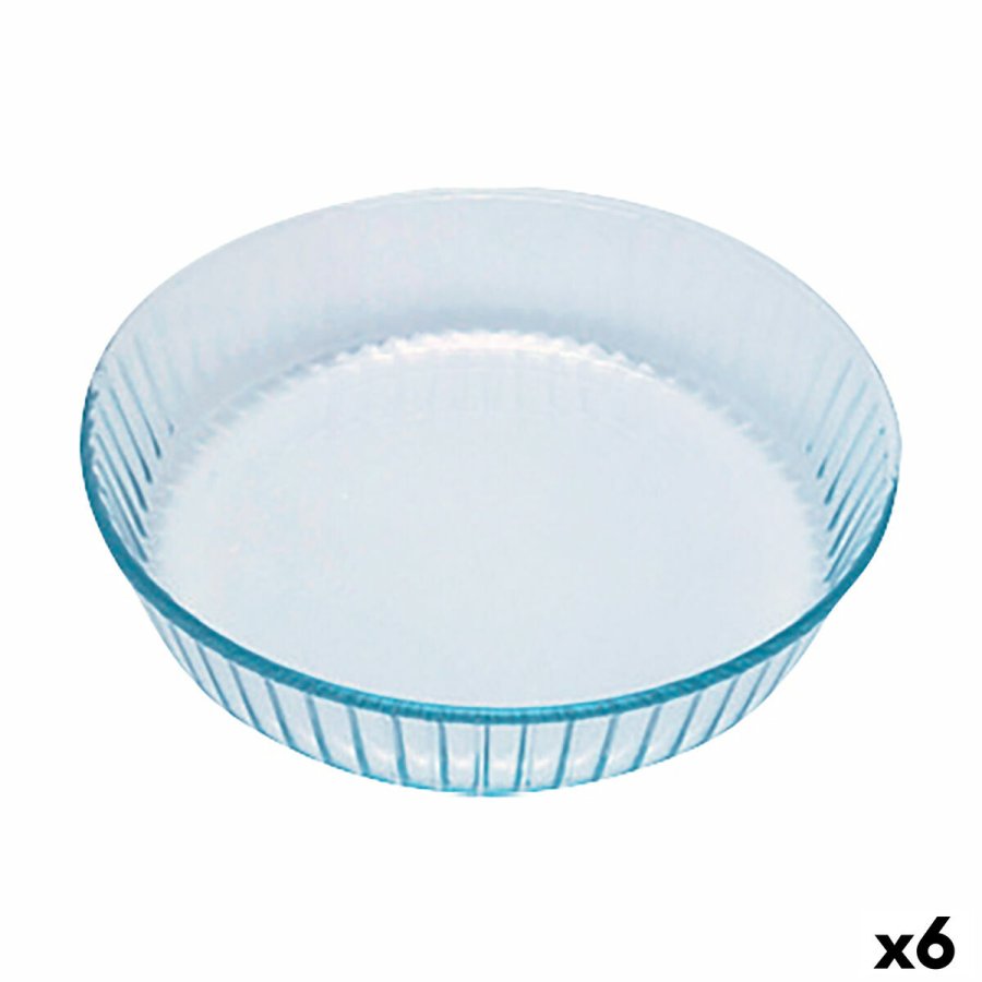 Bageform Pyrex Classic Cirkulr Gennemsigtig 27 x 27 x 6 cm (6 enheder) #1