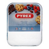 Rektangulr Form Pyrex Classic Vidrio Gennemsigtig Glas 33 x 27 x 2 cm Flad (6 enheder) #7