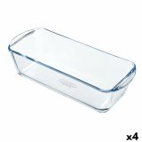 Bageform Pyrex Classic Vidrio Rektangulr Gennemsigtig 32 x 12 x 8 cm (4 enheder) #1