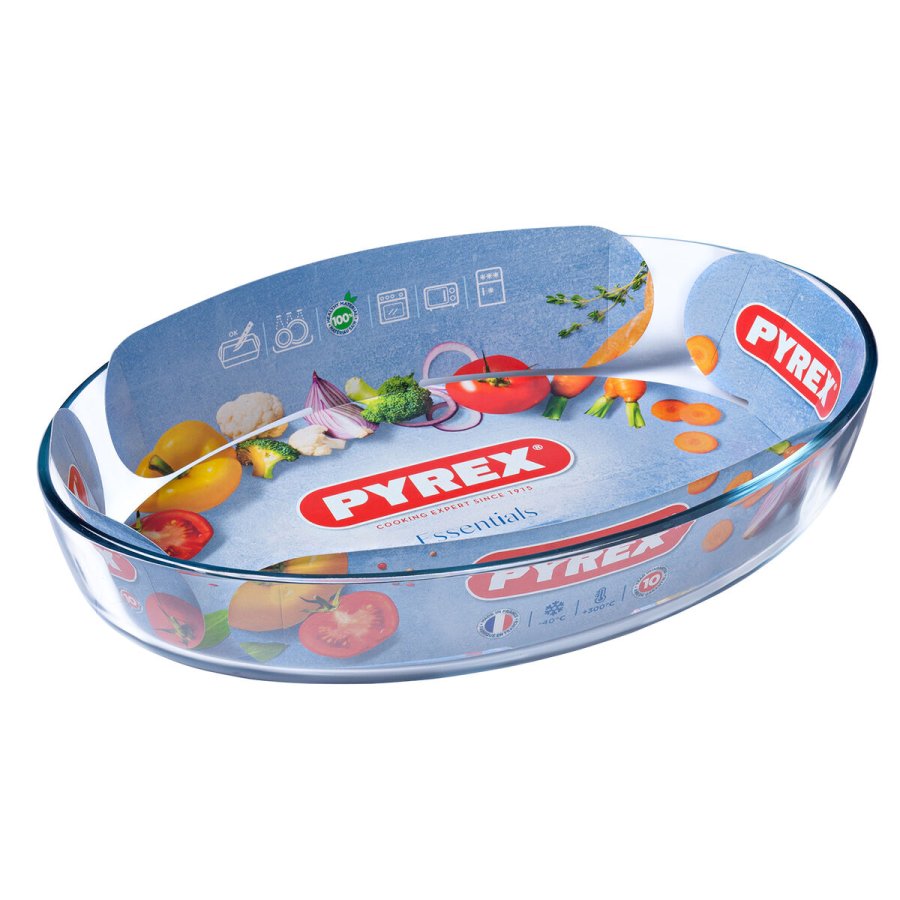 Ovn Fad Pyrex Classic Vidrio Gennemsigtig Glas Oval 35 x 24 x 7 cm (6 enheder) #7