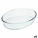 Ovn Fad Pyrex Classic Vidrio Gennemsigtig Glas Oval 35 x 24 x 7 cm (6 enheder) #1
