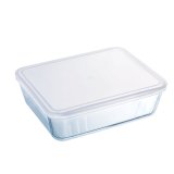 Rektangulr madkasse med Lg Pyrex Cook & Freeze 22,5 x 17,5 x 6,5 cm 1,5 L Gennemsigtig Silikone Glas (6 enheder) #4