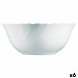 Salatskl Luminarc Trianon Hvid Glas (24 cm) (6 enheder) #1