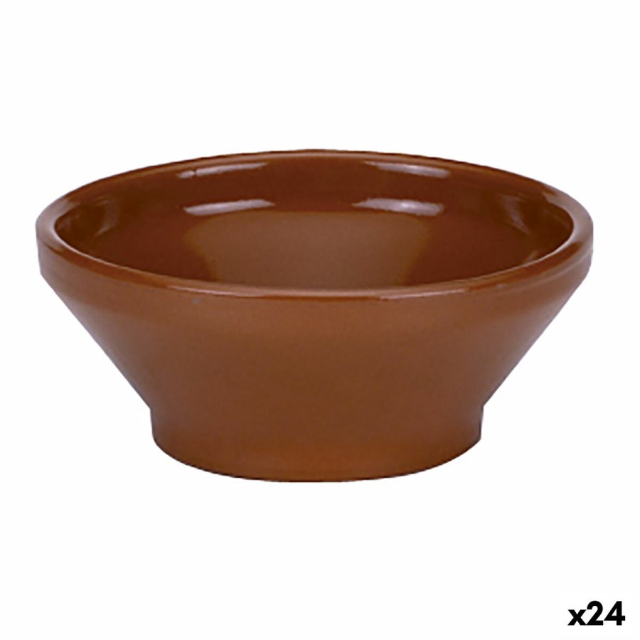 Skl Raimundo Suppe Bagt ler Keramik Brun (16 cm) (24 enheder) #1