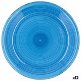 Flad Plade Quid Vita Azul Bl Keramik  27 cm (12 enheder) #1