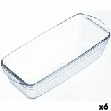 Bageform  Cuisine Rektangulr 29 x 12 x 8 cm Gennemsigtig (6 enheder) #1