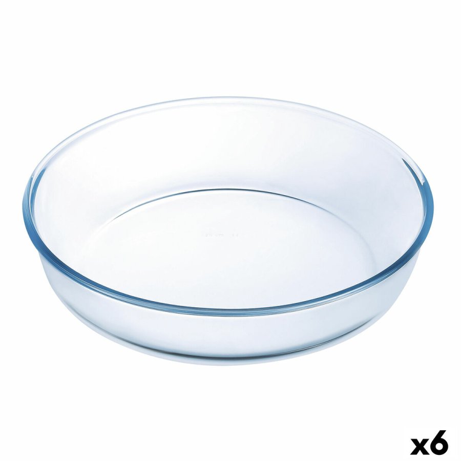 Kageform  Cuisine Ocuisine Vidrio Gennemsigtig Glas Cirkulr 26 x 26 x 6 cm 6 enheder #1