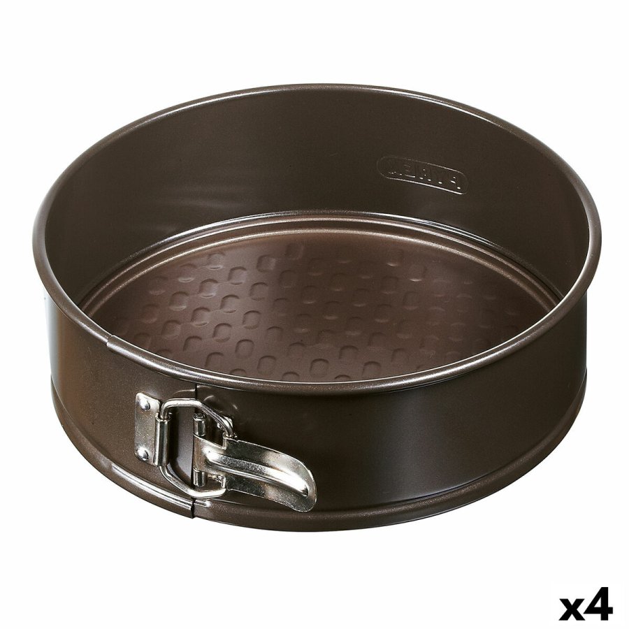 Bageform Pyrex Asimetria Cirkulr Metal 4 enheder  26 cm #1