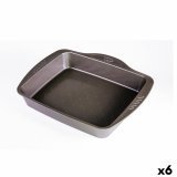 Ovn Fad Pyrex Asimetria Rektangulr Metal 6 enheder 40 x 31 cm #1