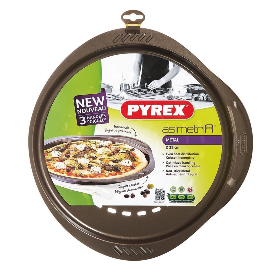 Pizza form Pyrex Asimetria Metal  32 cm (6 enheder) #4
