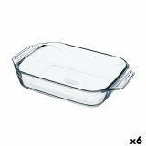 Ovn Fad Pyrex Irresistible Gennemsigtig Glas Rektangulr 27,5 x 16,9 x 6 cm (6 enheder) #1