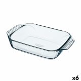 Ovn Fad Pyrex Irresistible Gennemsigtig Glas Rektangulr 39 x 24,5 x 6,9 cm (6 enheder) #1