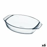 Ovn Fad Pyrex Irresistible Gennemsigtig Glas Oval 35,1 x 24,1 x 6,9 cm (6 enheder) #1
