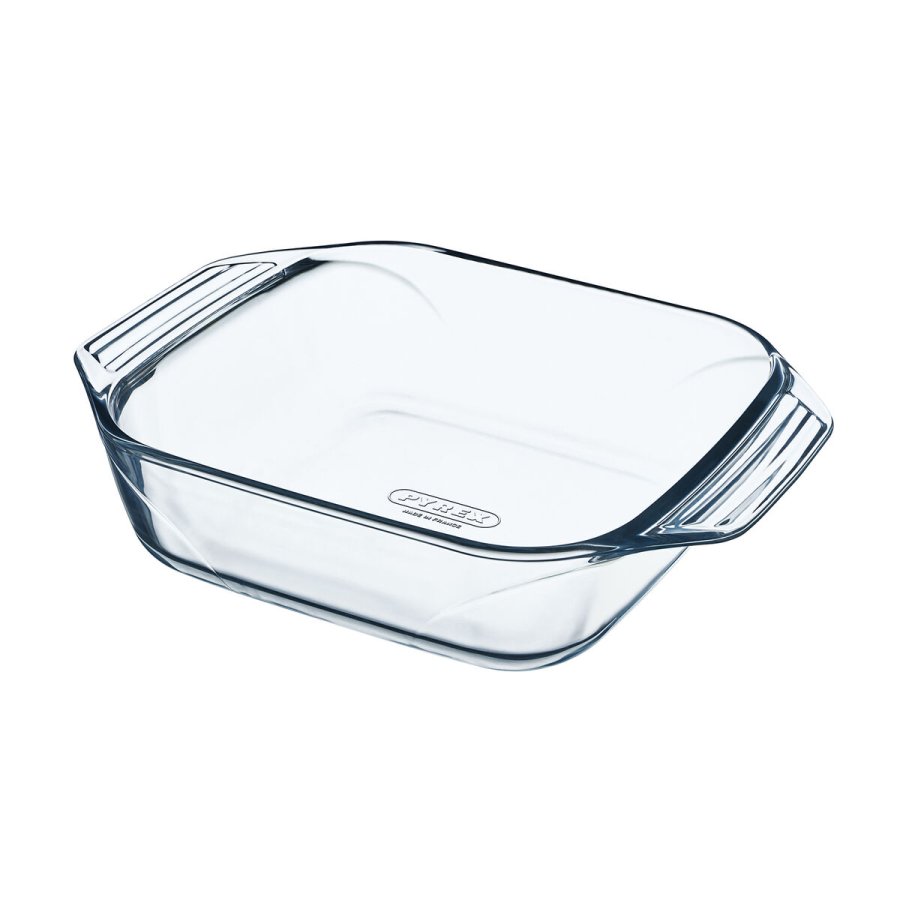 Kkkenspringvand Pyrex Irresistible Firkantet Gennemsigtig Glas 6 enheder 29,2 x 22,7 x 6,8 cm #4