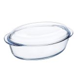 Ovn Fad Pyrex Classic Vidrio Gennemsigtig Glas 33 x 20 x 10 cm Med lg (3 enheder) #4